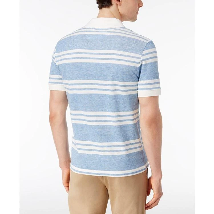 商品Lacoste|Men's Striped Cotton Polo,价格¥699,第4张图片详细描述