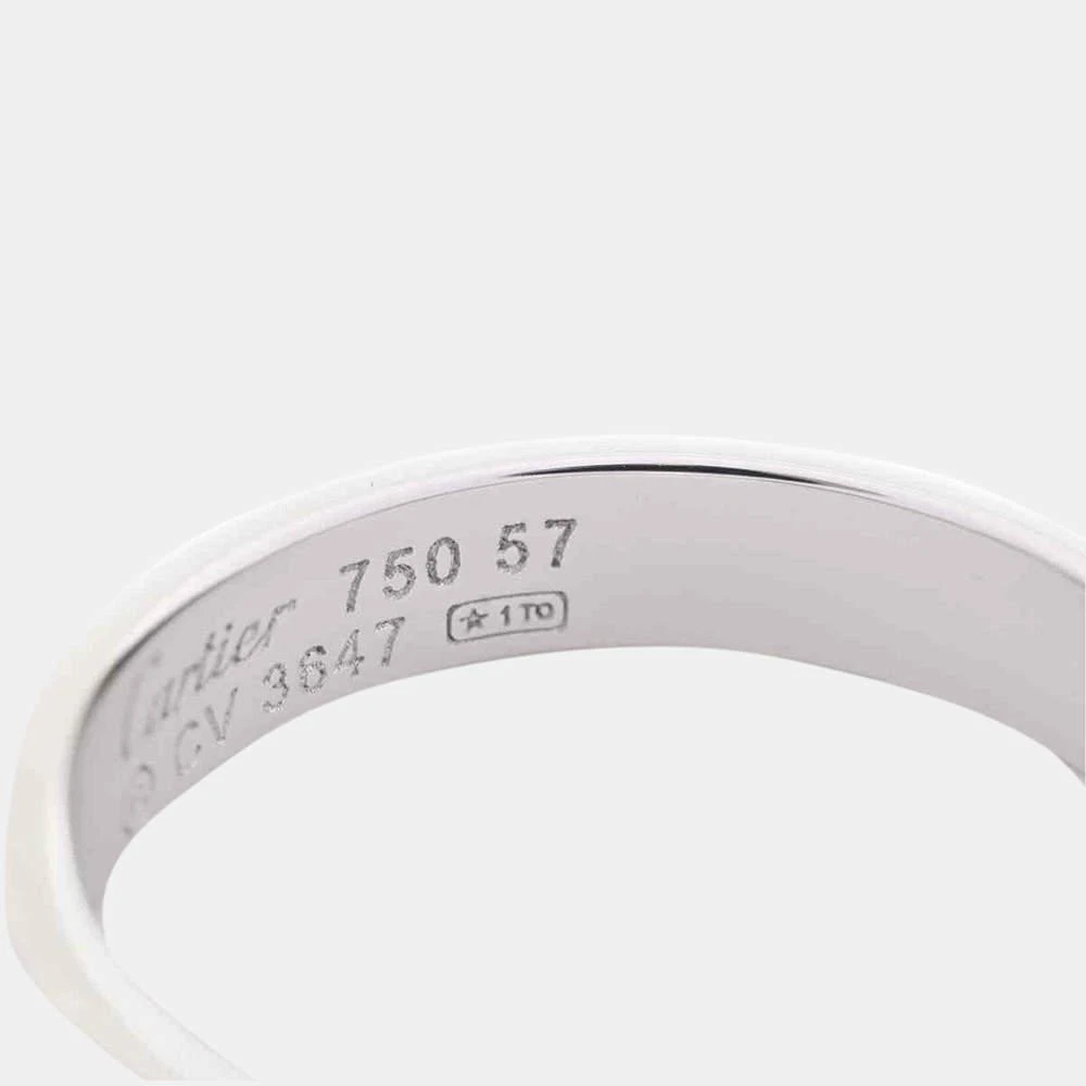Cartier Love Wedding Band 18K White Gold Ring EU 57 商品