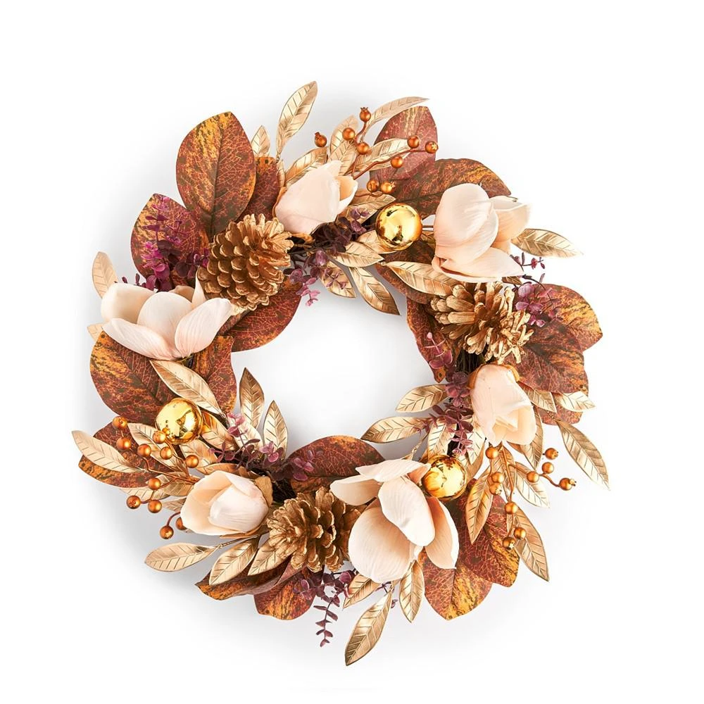 商品Charter Club|Gilded Full Floral Wreath, Created for Macy's,价格¥226,第1张图片