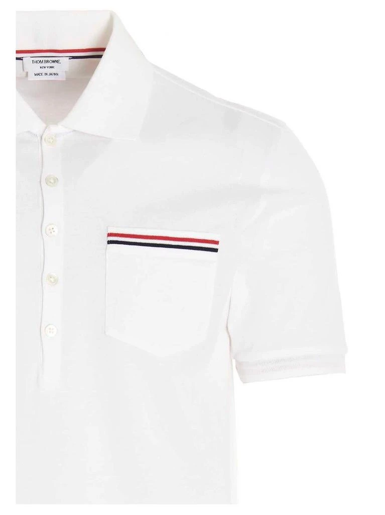 商品Thom Browne|Thom Browne RWB Short-Sleeved Polo Shirt,价格¥2150,第3张图片详细描述