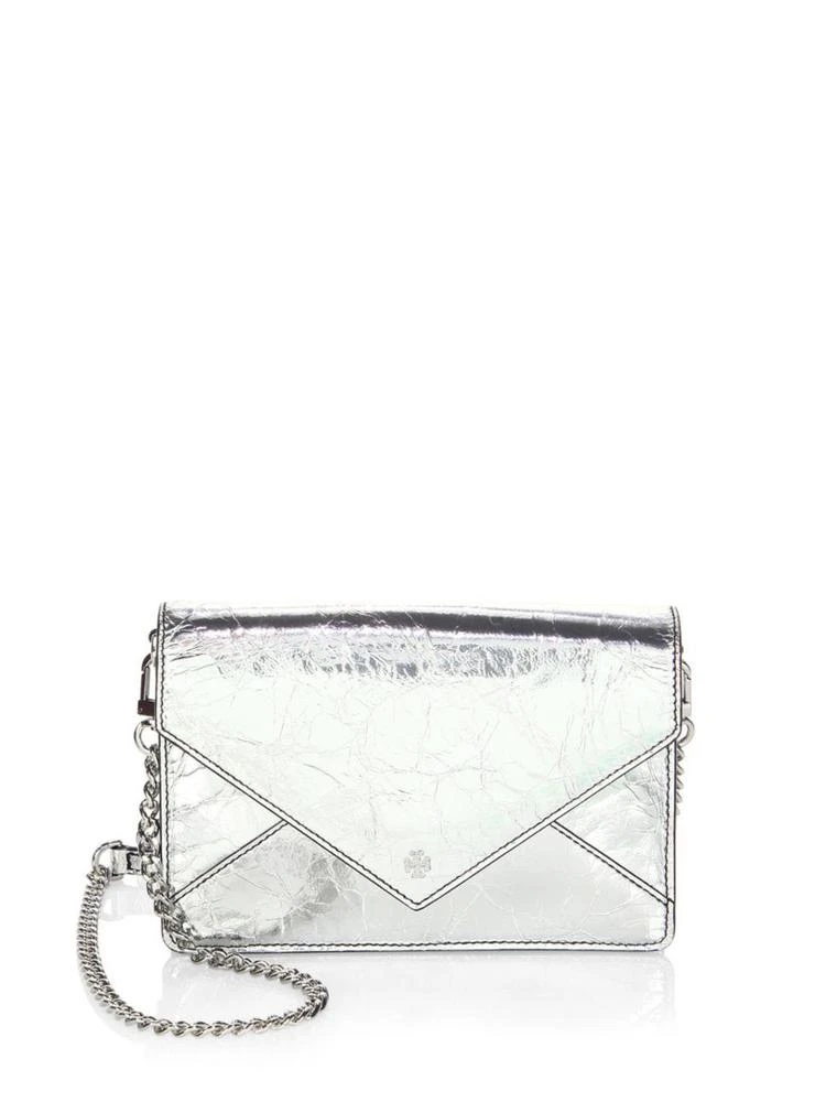 商品Tory Burch|Metallic Envelope Suede Mini Bag,价格¥1564,第1张图片