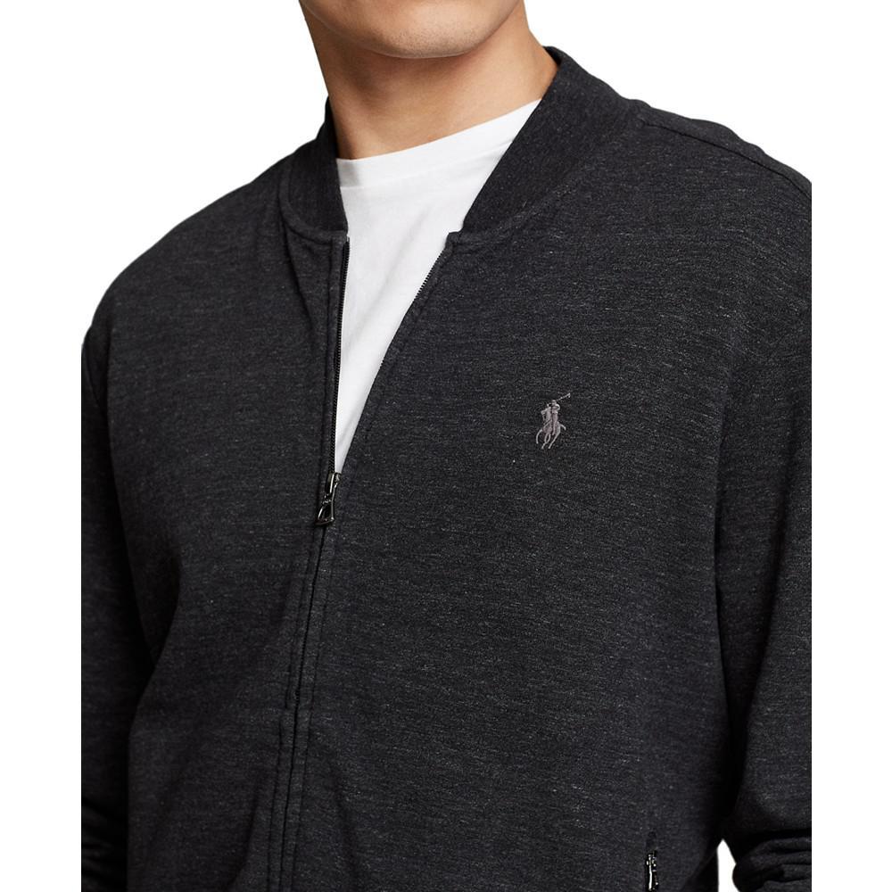 商品Ralph Lauren|Men's Luxury Jersey Baseball Jacket,价格¥588,第5张图片详细描述