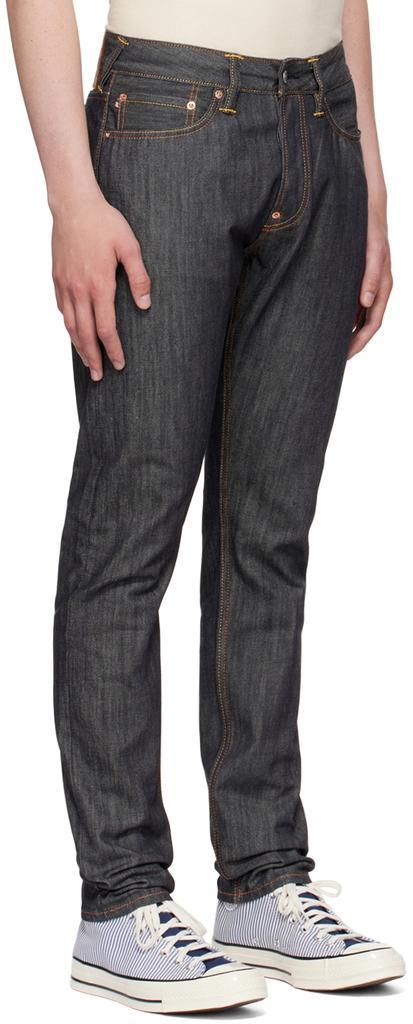 商品Evisu|Navy Carrot Fit Jeans,价格¥2642,第4张图片详细描述