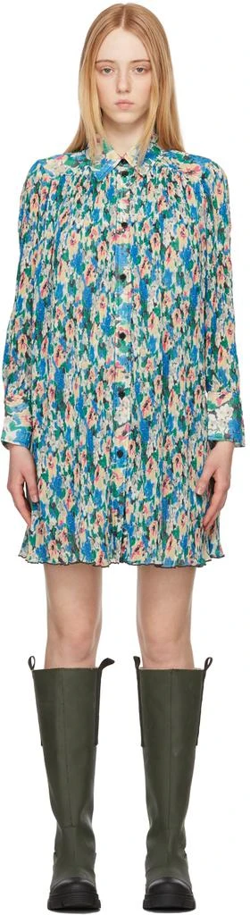 商品Ganni|Multicolor Georgette Dress,价格¥1228,第1张图片