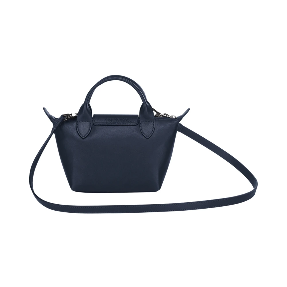 LONGCHAMP 女士海军蓝羊皮mini手提斜挎包 1500757556 商品