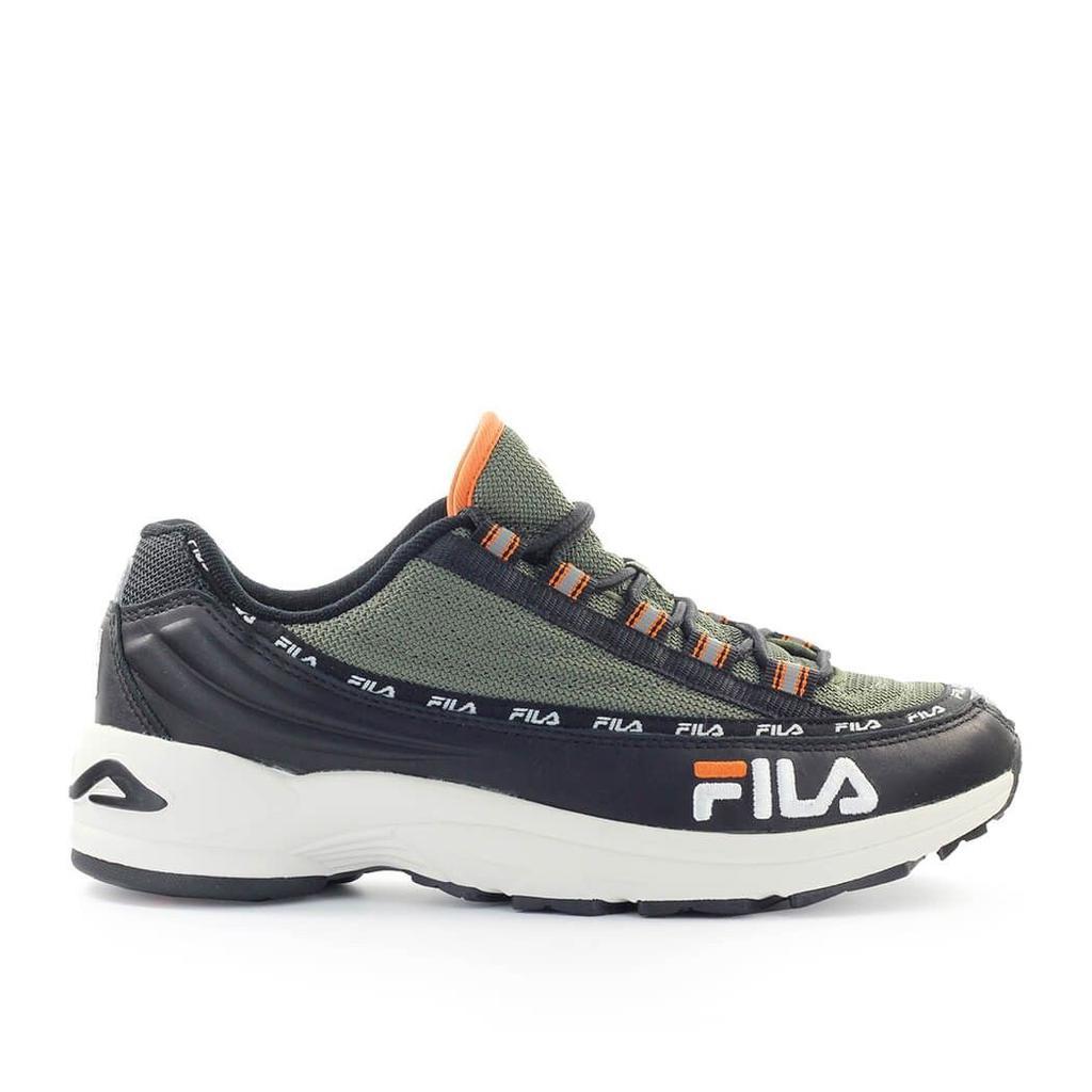 商品Fila|Fila Mens Black Leather Sneakers,价格¥1447,第1张图片
