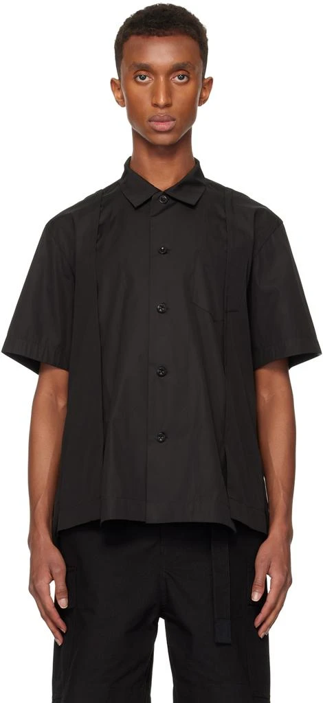 商品Sacai|黑色衬衫,价格¥2055,第1张图片