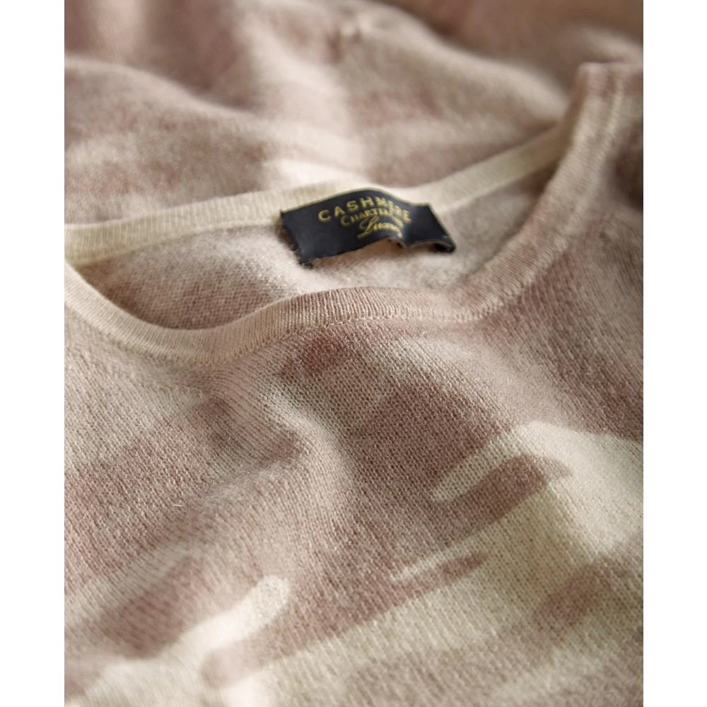 商品Charter Club|Women's 100% Cashmere Camo Sweater, Created for Macy's,价格¥265,第5张图片详细描述