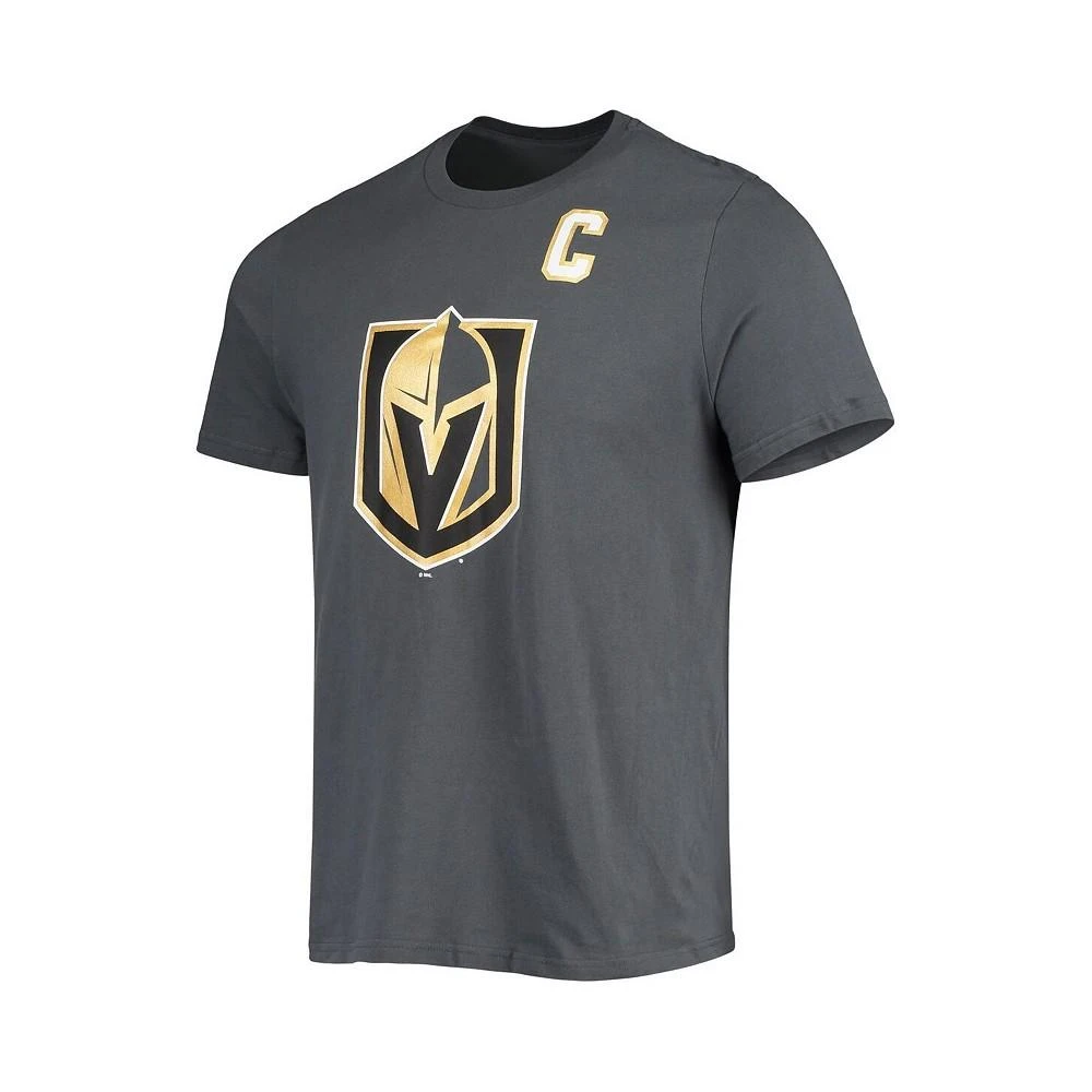 商品Adidas|Men's Mark Stone Gray Vegas Golden Knights Player Name and Number T-shirt,价格¥188,第2张图片详细描述