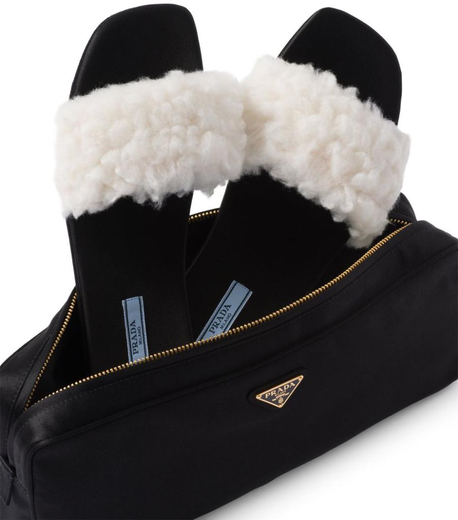 Cashmere Slippers with Zip-Up Pouch商品第4张图片规格展示