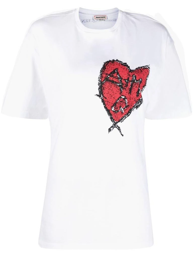 商品Alexander McQueen|ALEXANDER MCQUEEN Chest logo t-shirt,价格¥1661,第1张图片