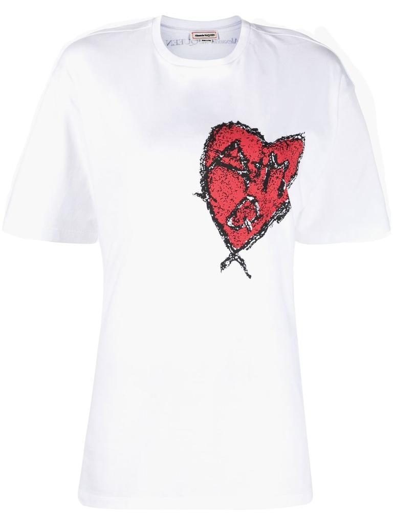 商品Alexander McQueen|ALEXANDER MCQUEEN Chest logo t-shirt,价格¥1647,第1张图片