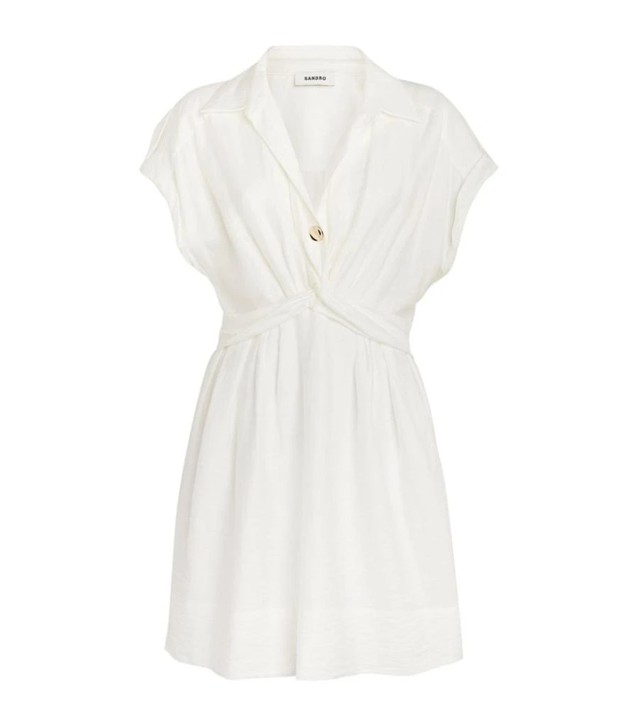 商品Sandro|Short-Sleeved Shirt Dress,价格¥1581,第1张图片