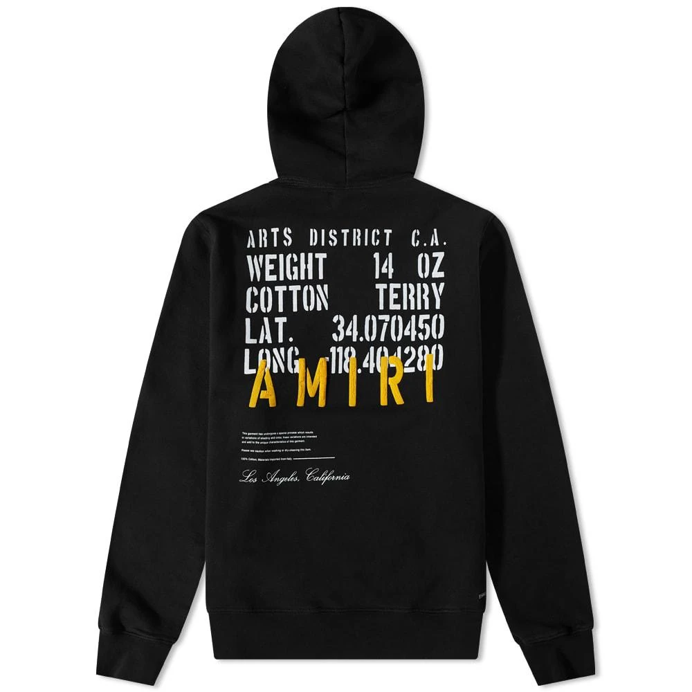 商品AMIRI|AMIRI Military Specs Stencil Hoodie,价格¥3261,第2张图片详细描述