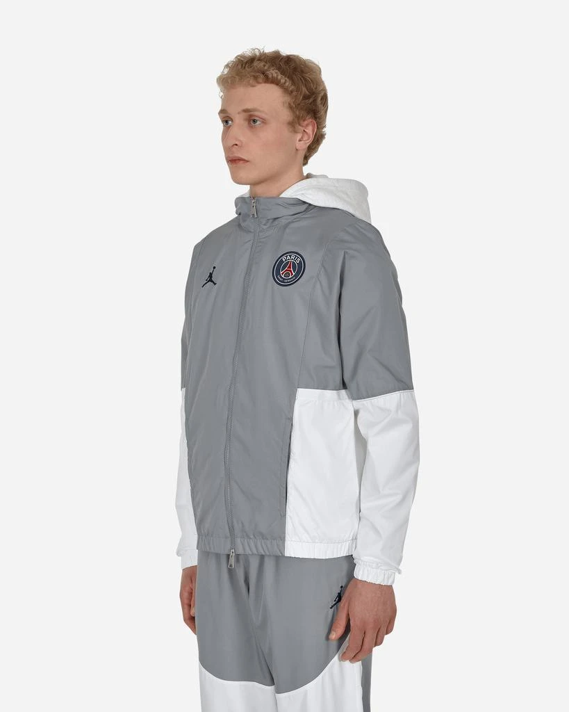 商品Jordan|Paris Saint-Germain Woven Jacket Grey,价格¥431,第2张图片详细描述