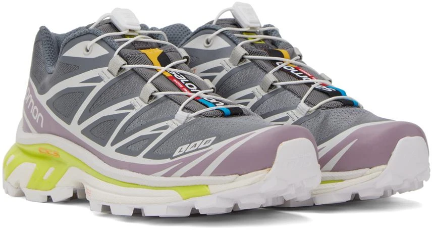 商品Salomon|Gray XT-6 Sneakers,价格¥784,第4张图片详细描述