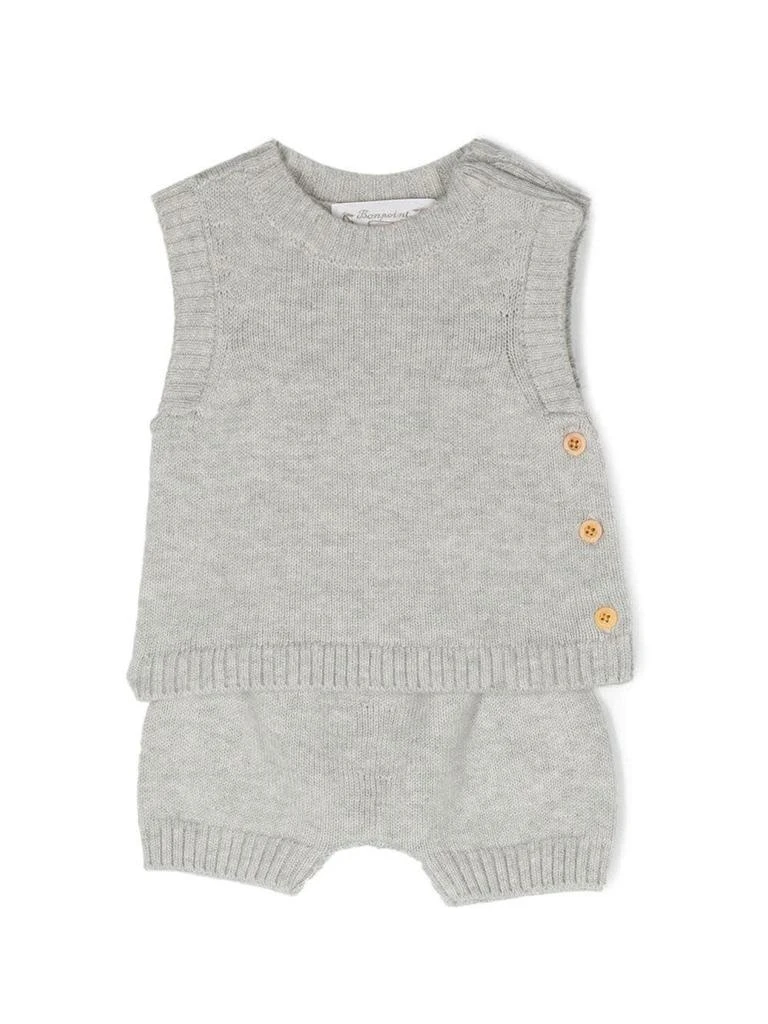 商品Bonpoint|Bonpoint Grey Tendresse Set,价格¥928,第1张图片