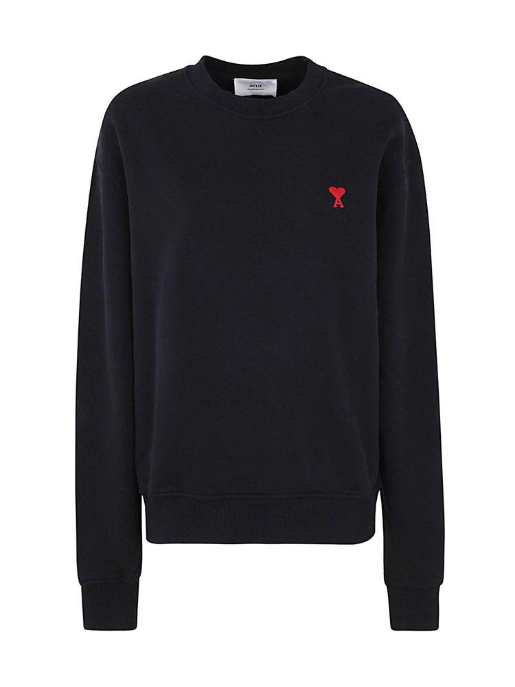 商品AMI|AMI Logo Embroidered Crewneck Sweatshirt,价格¥1509,第1张图片