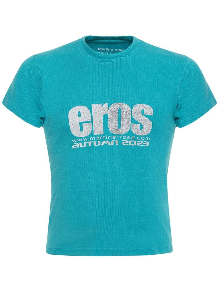 商品Martine Rose|Eros Print Cotton Jersey Baby T-shirt,价格¥551,第1张图片