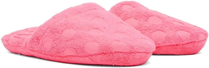 商品Versace|Pink Polka Dot Slippers,价格¥1100,第4张图片详细描述