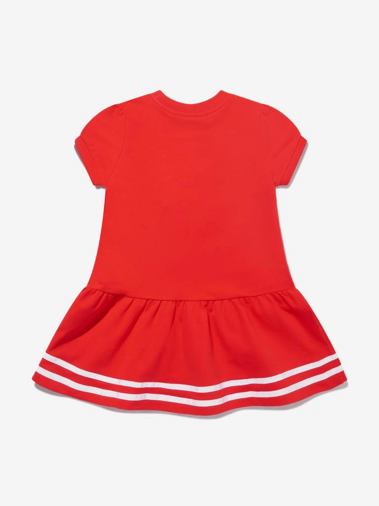 商品Moschino|Moschino Red Girls Cotton Teddy Toy Cheerleader Dress,价格¥2013,第2张图片详细描述