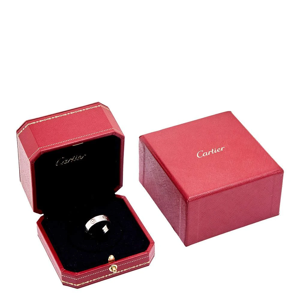 Cartier Love 18K White Gold Band Ring 54 商品