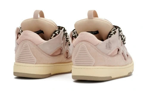 浪凡 Leather Curb Aneakers 面包鞋 女款粉色 商品