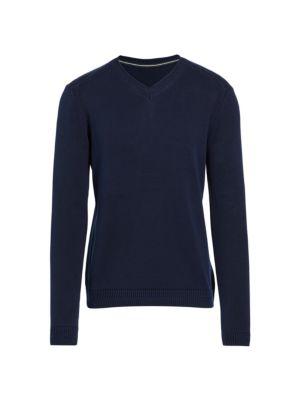 Textured Rib V Neck Sweater商品第6张图片规格展示