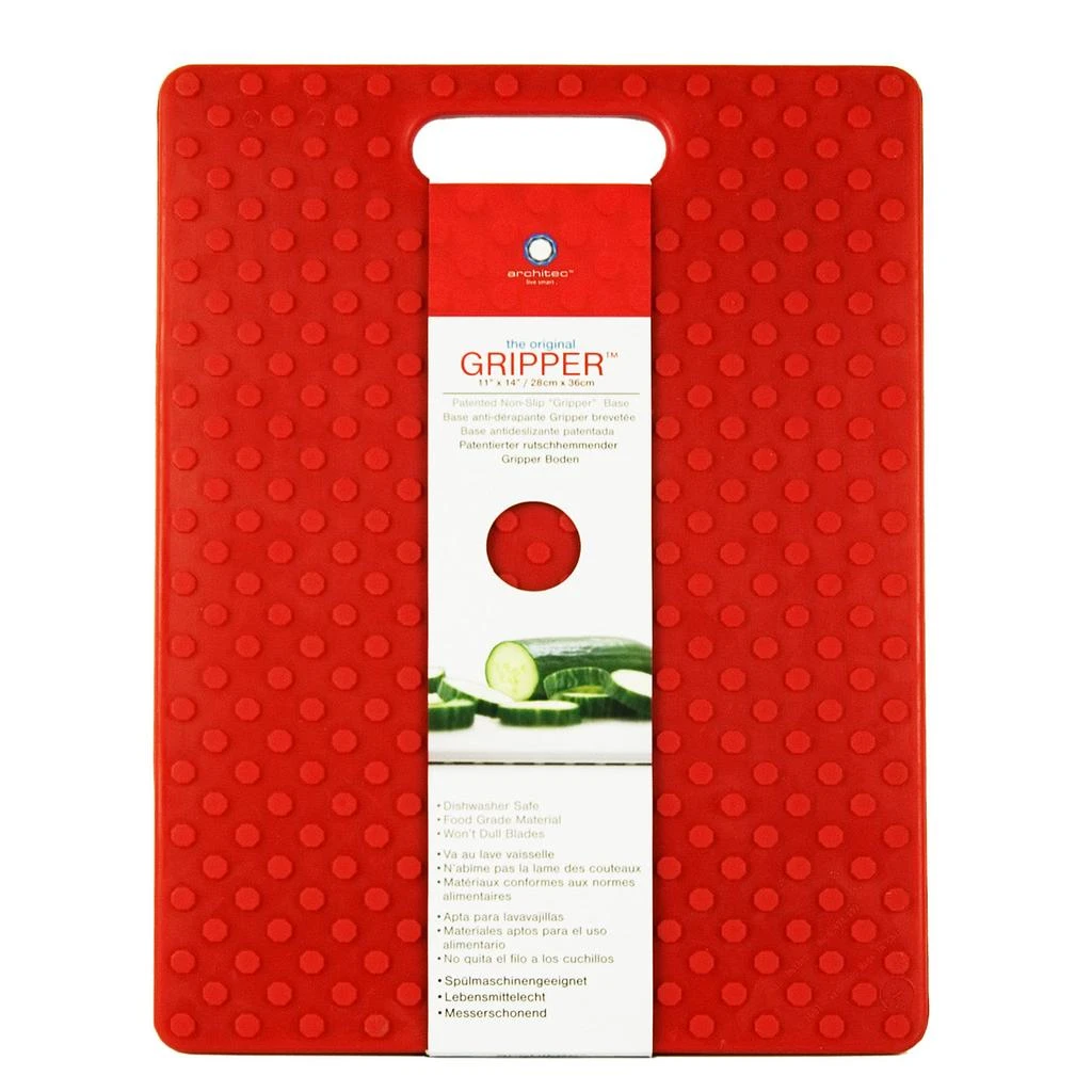 商品Architec|Original Gripper Cutting Board, 11" X 14", Red,价格¥159,第2张图片详细描述
