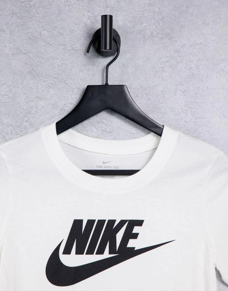 商品NIKE|Nike Essentials Icon Futura logo t-shirt in white,价格¥159,第3张图片详细描述