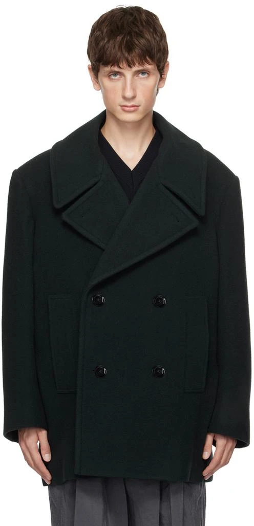 商品Lemaire|Green Maxi Peacoat,价格¥4944,第1张图片