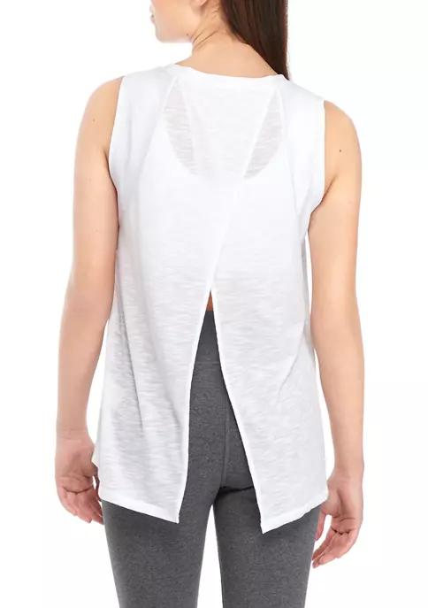 Women's Tie Back Logo Tank商品第2张图片规格展示