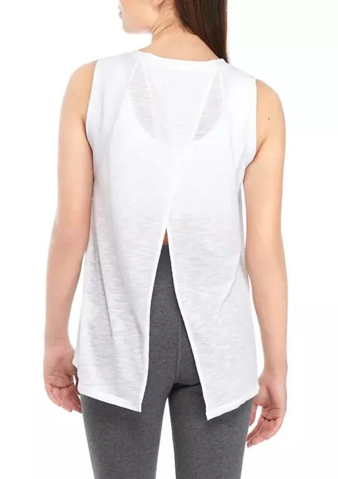 商品Tommy Hilfiger|Hilfiger Sport Womens Tie Back Logo Tank,价格¥222,第2张图片详细描述