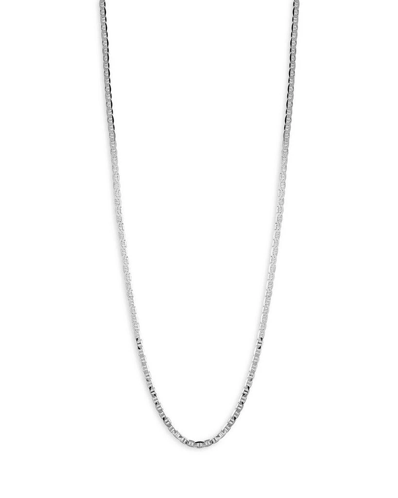 商品Milanesi And Co|Sterling Silver 3mm Mariner Link Chain Necklace, 20",价格¥1399,第1张图片