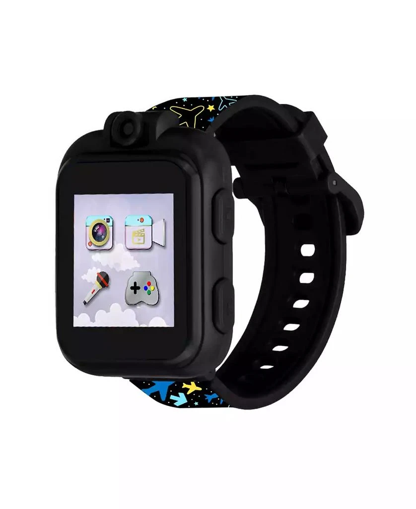 商品Playzoom|iTouch Black Smartwatch for Kids Airplane Print,价格¥150,第2张图片详细描述