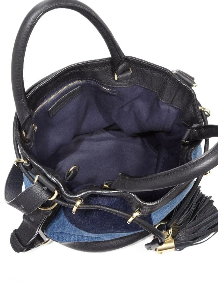 商品See by Chloé|Vicki Denim & Leather Bucket Bag,价格¥1967,第2张图片详细描述