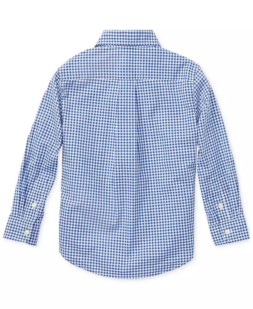 商品Ralph Lauren|Toddler and Little Boys Gingham Cotton Poplin Shirt,价格¥418,第4张图片详细描述