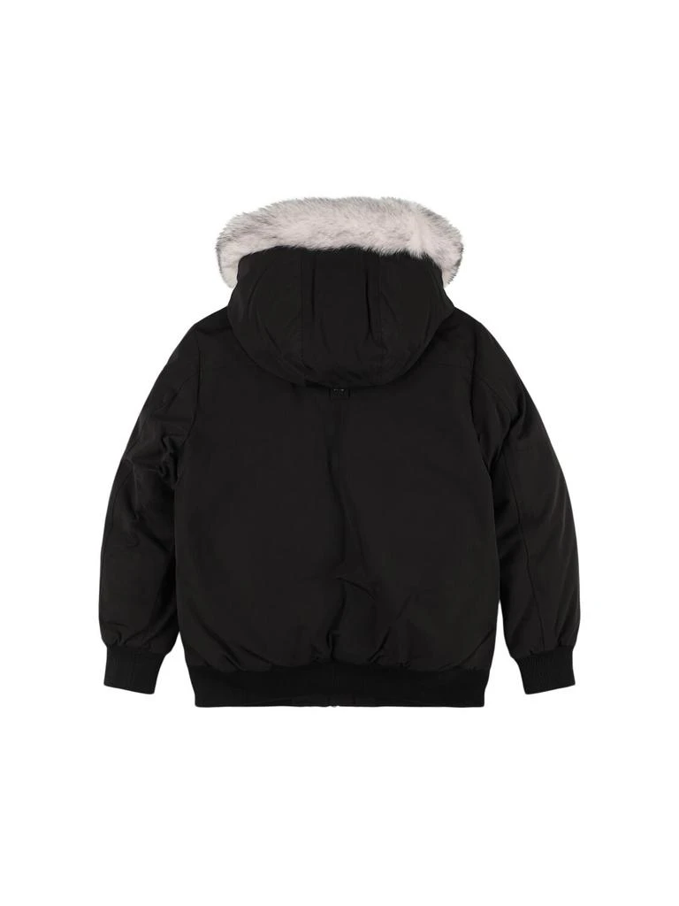 商品Moose Knuckles|Poly Blend Down Bomber Jacket W/ Fur,价格¥4930,第3张图片详细描述