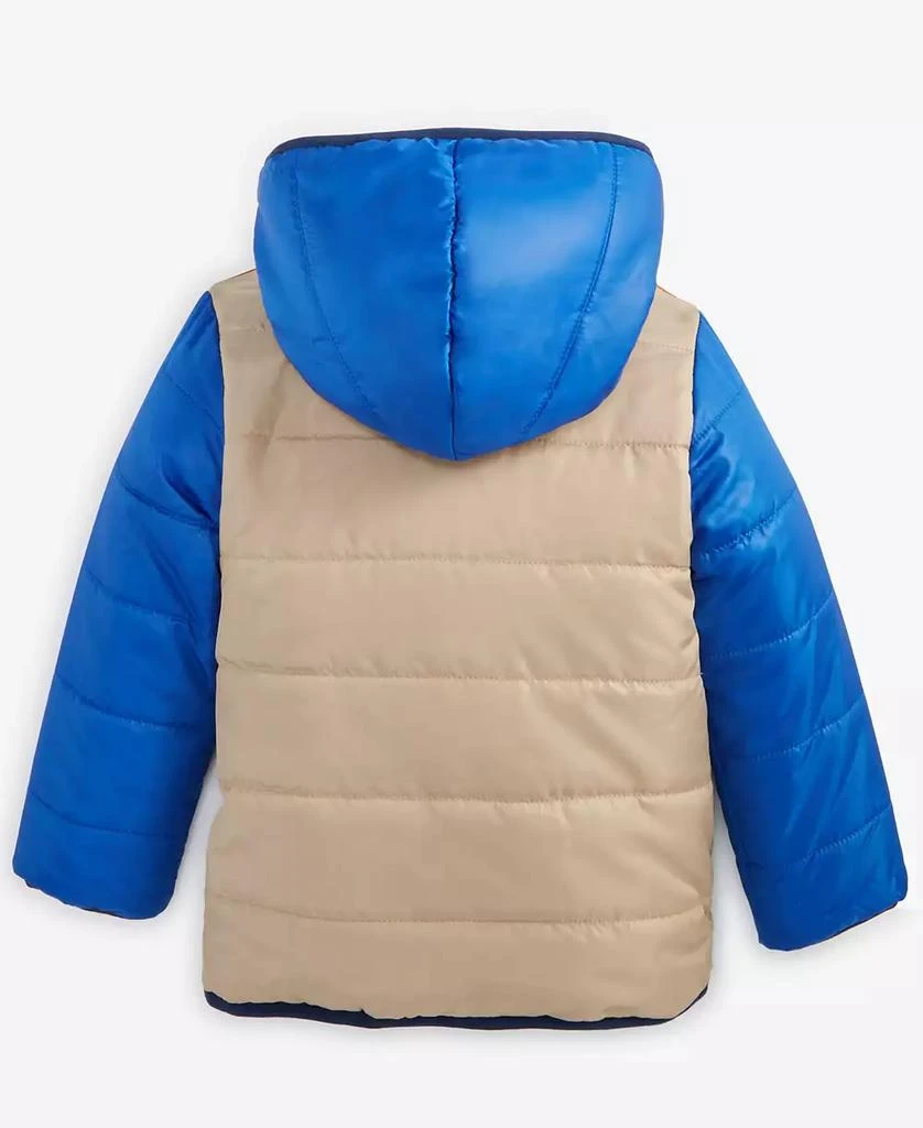 商品Epic Threads|Toddler Boys Colorblocked Reversible Puffer Jacket, Created for Macy's,价格¥135,第2张图片详细描述