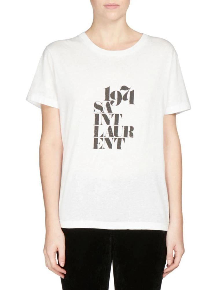 商品Yves Saint Laurent|1971 Saint Laurent Logo T-Shirt,价格¥3659,第1张图片