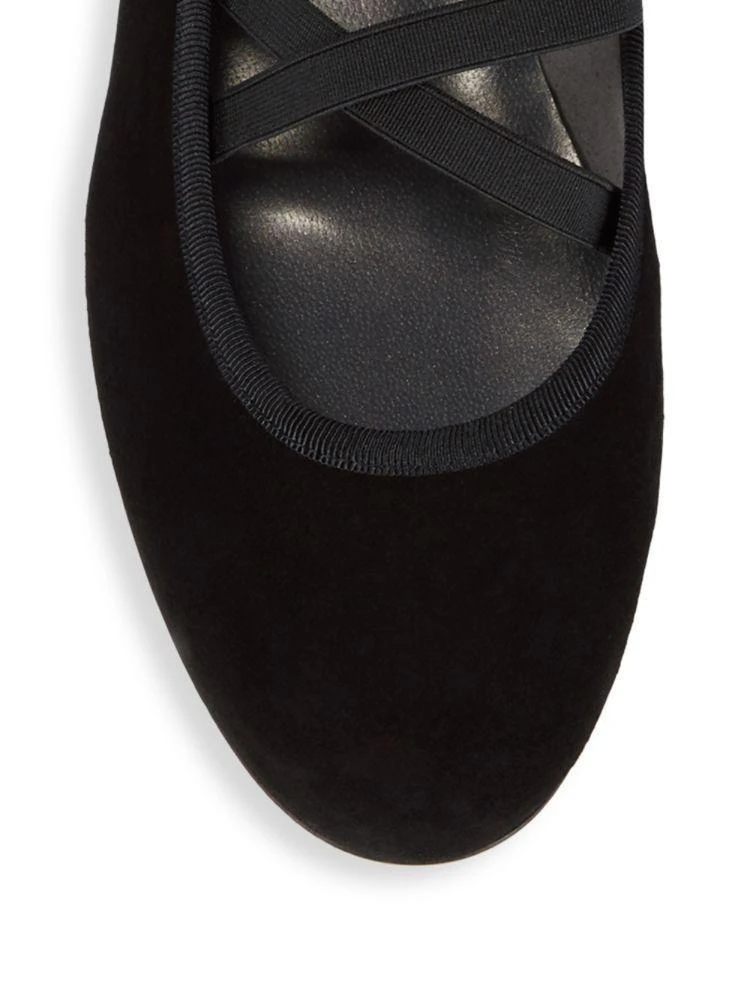 商品Stuart Weitzman|Bolshoi 麂皮芭蕾鞋,价格¥1105,第3张图片详细描述