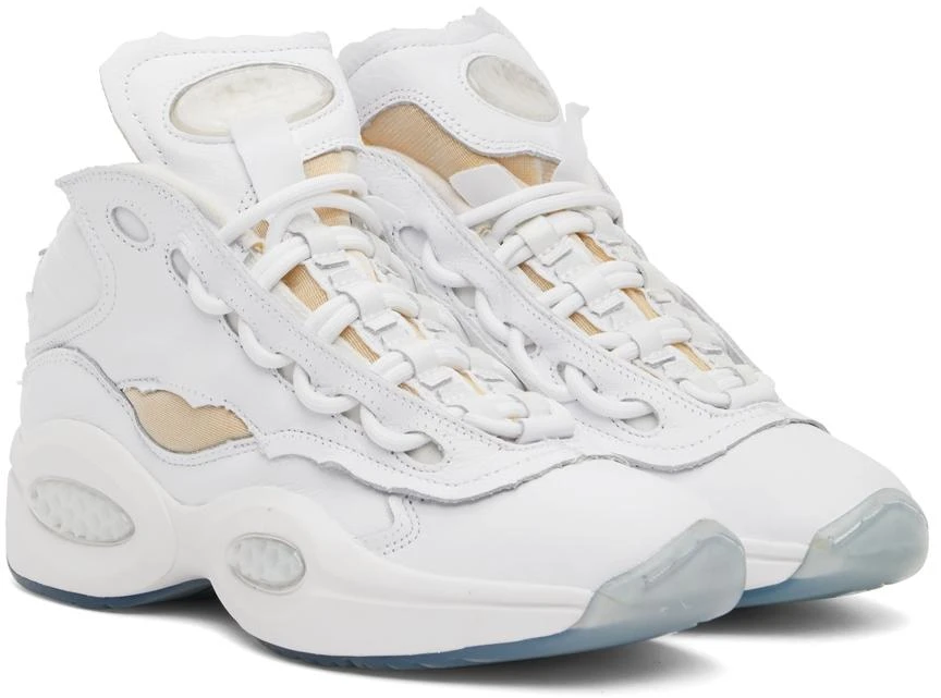 商品MAISON MARGIELA|White Reebok Classics Edition Question Memory Of Sneakers,价格¥2174,第4张图片详细描述