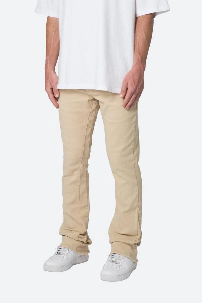 商品MNML|Twill Slim Stacked Pants - Khaki,价格¥502,第2张图片详细描述