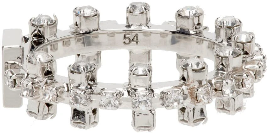 商品Givenchy|Silver 4G Crystal Ring,价格¥1774,第3张图片详细描述