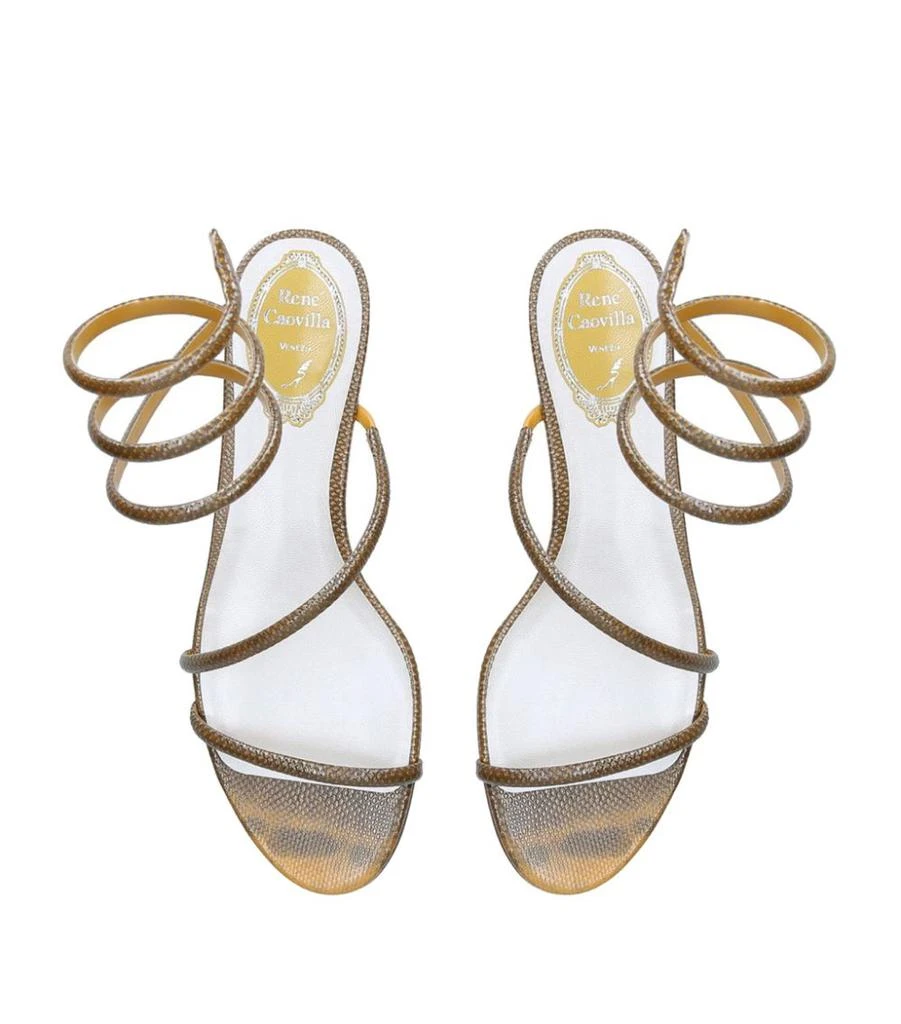 商品Rene Caovilla|Python Skin Cleo Sandals,价格¥6754,第4张图片详细描述
