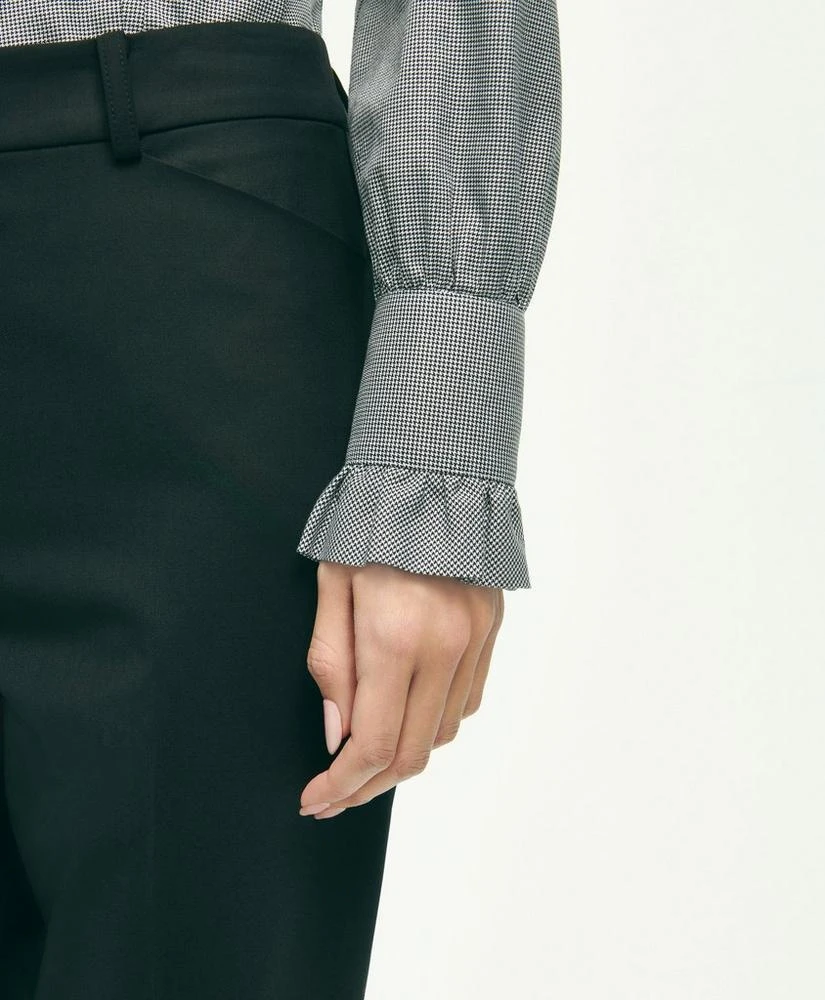 商品Brooks Brothers|Fitted Stretch Supima® Cotton Non-Iron Ruffle Dress Shirt,价格¥510,第5张图片详细描述