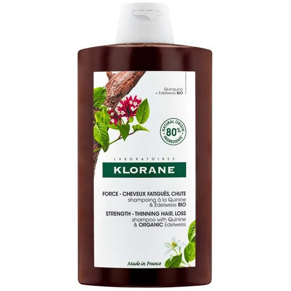 商品KLORANE|KLORANE Strengthening Shampoo for Thinning, Tired Hair with Quinine and ORGANIC Edelweiss 400ml,价格¥195,第1张图片