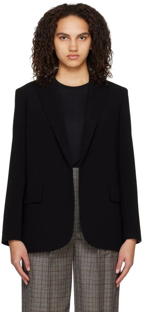 商品Theory|Black Relaxed Blazer,价格¥1339,第1张图片