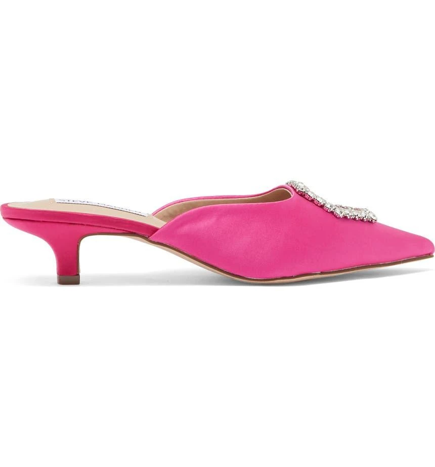 商品Steve Madden|Kees Rhinestone Embellished Kitten Heel Mule,价格¥274,第3张图片详细描述