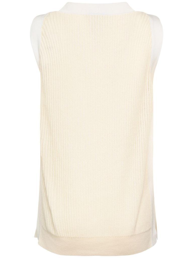 商品AGNONA|Sleeveless Cashmere Rib Knit Top,价格¥5134,第7张图片详细描述